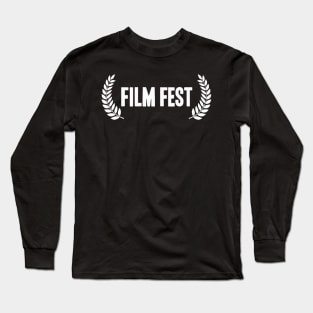 Film Fest Logo (White) Long Sleeve T-Shirt